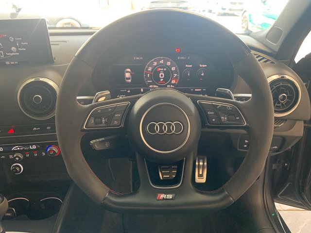 USED 2019 AUDI RS3 2.5 TFSI Audi Sport Edition Saloon 4dr Petrol S Tronic quattro Euro 6 (s/s) (400 ps) SATIN PPF | STAGE 2 | CARBON EXTRAS