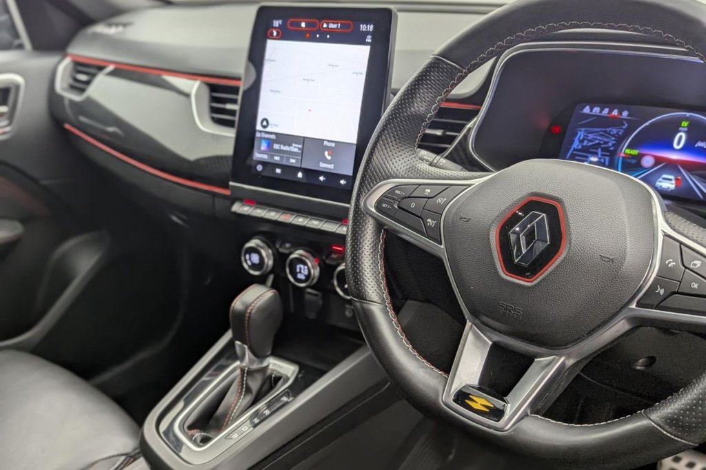 USED 2022 72 RENAULT ARKANA 1.6 E-TECH r.s. line SUV 5dr Petrol Hybrid Auto 2WD Euro 6 (s/s) (145 bhp) Car Play, Camera, Keyless