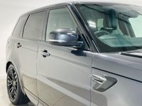 USED 2021 21 LAND ROVER RANGE ROVER SPORT 3.0 D300 MHEV HSE Silver SUV 5dr Diesel Auto 4WD Euro 6 (s/s) (300 ps) Metallic Grey with Black Leather interior | Glass Panoramic Roof | Service History | Low Mileage | ULEZ OK