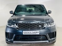 USED 2021 21 LAND ROVER RANGE ROVER SPORT 3.0 D300 MHEV HSE Silver SUV 5dr Diesel Auto 4WD Euro 6 (s/s) (300 ps) Metallic Grey with Black Leather interior | Glass Panoramic Roof | Service History | Low Mileage | ULEZ OK