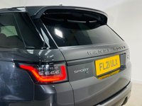 USED 2021 21 LAND ROVER RANGE ROVER SPORT 3.0 D300 MHEV HSE Silver SUV 5dr Diesel Auto 4WD Euro 6 (s/s) (300 ps) Metallic Grey with Black Leather interior | Glass Panoramic Roof | Service History | Low Mileage | ULEZ OK