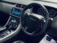 USED 2021 21 LAND ROVER RANGE ROVER SPORT 3.0 D300 MHEV HSE Silver SUV 5dr Diesel Auto 4WD Euro 6 (s/s) (300 ps) Metallic Grey with Black Leather interior | Glass Panoramic Roof | Service History | Low Mileage | ULEZ OK
