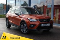 USED 2018 18 SEAT ARONA 1.6 TDI XCELLENCE SUV 5dr Diesel DSG Euro 6 (s/s) (95 ps) - EURO 6 - ULEZ - SAT NAV - APPLE/ANDROID CARPLAY - 17" ALLOYS - LEDS - P/SENSORS - ACC - BAD & BLUETOOTH