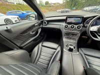 USED 2019 MERCEDES-BENZ C-CLASS 2.0 C220d AMG Line (Premium) Saloon 4dr Diesel G-Tronic+ Euro 6 (s/s) (194 ps) * MOT FEB 2028 - SAT NAV - LEATHER INTERIOR - HEATED SEATS *