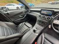 USED 2019 MERCEDES-BENZ C-CLASS 2.0 C220d AMG Line (Premium) Saloon 4dr Diesel G-Tronic+ Euro 6 (s/s) (194 ps) * MOT FEB 2028 - SAT NAV - LEATHER INTERIOR - HEATED SEATS *