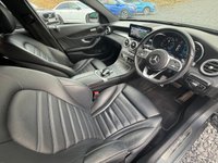 USED 2019 MERCEDES-BENZ C-CLASS 2.0 C220d AMG Line (Premium) Saloon 4dr Diesel G-Tronic+ Euro 6 (s/s) (194 ps) * MOT FEB 2028 - SAT NAV - LEATHER INTERIOR - HEATED SEATS *