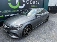USED 2019 MERCEDES-BENZ C-CLASS 2.0 C220d AMG Line (Premium) Saloon 4dr Diesel G-Tronic+ Euro 6 (s/s) (194 ps) * MOT FEB 2028 - SAT NAV - LEATHER INTERIOR - HEATED SEATS *