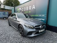 USED 2019 MERCEDES-BENZ C-CLASS 2.0 C220d AMG Line (Premium) Saloon 4dr Diesel G-Tronic+ Euro 6 (s/s) (194 ps) * MOT FEB 2028 - SAT NAV - LEATHER INTERIOR - HEATED SEATS *