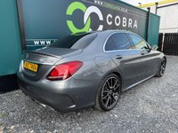 USED 2019 MERCEDES-BENZ C-CLASS 2.0 C220d AMG Line (Premium) Saloon 4dr Diesel G-Tronic+ Euro 6 (s/s) (194 ps) * MOT FEB 2028 - SAT NAV - LEATHER INTERIOR - HEATED SEATS *