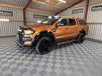 USED 2019 19 FORD RANGER 3.2 TDCi Wildtrak Pickup Double Cab 4dr Diesel Auto 4WD Euro 5 (200 ps) * CANOPY * TOW BAR * LOW MILES *