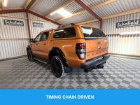 USED 2019 19 FORD RANGER 3.2 TDCi Wildtrak Pickup Double Cab 4dr Diesel Auto 4WD Euro 5 (200 ps) * CANOPY * TOW BAR * LOW MILES *