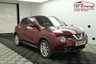 USED 2015 64 NISSAN JUKE 1.5 dCi 8v Acenta Premium SUV 5dr Diesel Manual Euro 5 (s/s) (110 ps) ONLY &pound;20 A YEAR ROAD TAX+60,487 MILES+SERVICE HISTORY CONSISTS OF X7 SERVICES+5.8 INCH COLOUR TOUCHSCREEN FEATURING NISSAN CONNECT SATELLITE NAVIGATION SYSTEM+DAB DIGITAL RADIO+BLUETOOTH TELEPHONE INTEGRATION+CLIMATE CONTROL AIR-CONDITIONING+LED DAYTIME RUNNING LIGHTS+PARKING ASSISTANCE WITH PARKING CAMERA+'MAGNETIC RED' PAINT+17 INCH ALLOY WHEELS.