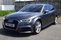 USED 2019 69 AUDI A3 1.6 TDI 30 S line Sportback 5dr Diesel Manual Euro 6 (s/s) (116 ps) !! LOW INSURANCE GROUP !!