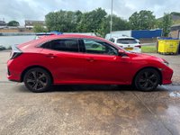 USED 2018 68 HONDA CIVIC 1.6 i-DTEC SR Hatchback 5 Door Diesel Manual Red Euro 6 1 Owner from New +DAB RADIO+REVERSE CAM+SENSORS
