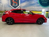 USED 2018 68 HONDA CIVIC 1.6 i-DTEC SR Hatchback 5 Door Diesel Manual Red Euro 6 1 Owner from New +DAB RADIO+REVERSE CAM+SENSORS