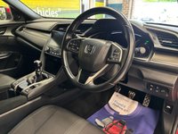 USED 2018 68 HONDA CIVIC 1.6 i-DTEC SR Hatchback 5 Door Diesel Manual Red Euro 6 1 Owner from New +DAB RADIO+REVERSE CAM+SENSORS
