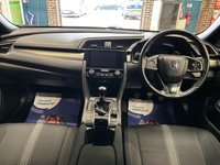 USED 2018 68 HONDA CIVIC 1.6 i-DTEC SR Hatchback 5 Door Diesel Manual Red Euro 6 1 Owner from New +DAB RADIO+REVERSE CAM+SENSORS