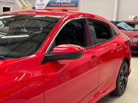 USED 2018 68 HONDA CIVIC 1.6 i-DTEC SR Hatchback 5 Door Diesel Manual Red Euro 6 1 Owner from New +DAB RADIO+REVERSE CAM+SENSORS