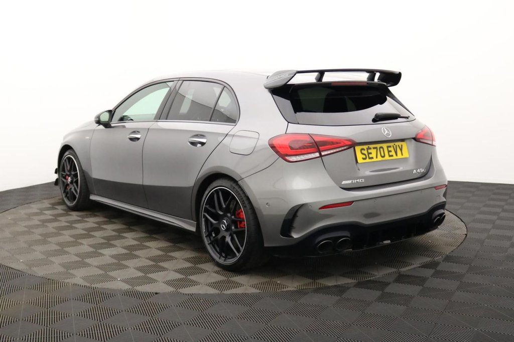 USED 2020 70 MERCEDES-BENZ A-CLASS 2.0 A45 AMG S Plus Hatchback 5dr Petrol 8G-DCT 4MATIC+ Euro 6 (s/s) (421 ps) Pan Roof, Sat Nav, Camera