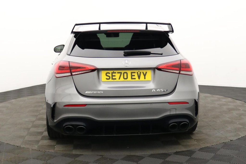 USED 2020 70 MERCEDES-BENZ A-CLASS 2.0 A45 AMG S Plus Hatchback 5dr Petrol 8G-DCT 4MATIC+ Euro 6 (s/s) (421 ps) Pan Roof, Sat Nav, Camera