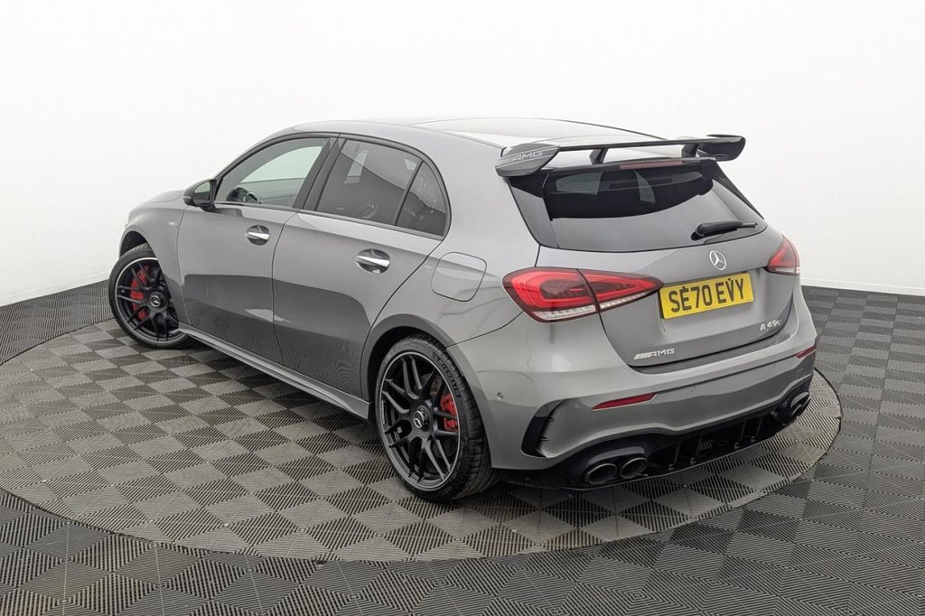 USED 2020 70 MERCEDES-BENZ A-CLASS 2.0 A45 AMG S Plus Hatchback 5dr Petrol 8G-DCT 4MATIC+ Euro 6 (s/s) (421 ps) Pan Roof, Sat Nav, Camera