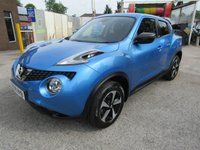 USED 2019 68 NISSAN JUKE 1.6 Bose Personal Edition SUV 5dr Petrol Manual Euro 6 (112 ps) Great Looking Bose Edition ** 2 Owners ** Service History ** Bluetooth ** Sat Nav ** Reversing Camera ** Finance Available ** Service Plan &pound;17.50 per month ** AA Breakdown