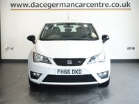 USED 2016 66 SEAT IBIZA 1.2 TSI FR Sport Coupe 3dr Petrol Manual Euro 6 (110 ps) SATELLITE NAVIGATION + APPLE CARPLAY / ANDROID AUTO + BLUETOOTH CONNECTIVITY INCLUDING MEDIA STREAMING + APPS CONTROL + DAB DIGITAL RADIO + IN CAR ENTERTAINMENT WITH TOUCH SCREEN MEDIA DISPLAY + CLIMATE CONTROL + AIR CONDITIONING + ECO STOP START SYSTEM + HILL HOLD START ASSIST + DAY TIME RUNNING LIGHTS + LEATHER MULTI FUNCTIONAL STEERING WHEEL + VOICE COMMAND + AUTOMATIC WIPERS WITH RAIN SENSOR + ELECTRIC HEATED DOOR MIRRORS + ELECTRIC WINDOWS + 60/40 FOLDING REAR SEATS