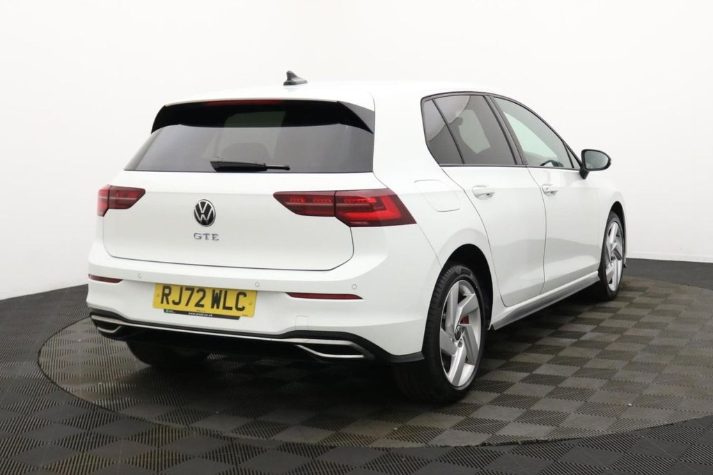 USED 2022 72 VOLKSWAGEN GOLF 1.4 TSI 13kWh GTE Hatchback 5dr Petrol Plug-in Hybrid DSG Euro 6 (s/s) (245 ps) Car Play, Cruise, 17" Alloys
