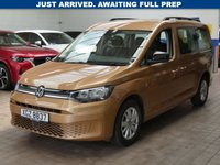 USED 2022 VOLKSWAGEN CADDY MAXI 2.0 TDI Life MPV 5dr Diesel Manual Euro 6 (s/s) (122 ps) 7 SEAT CARPLAY CRUISE CONTROL PARKING CAMERA PARKING SENSORS 1 OWNER SERVICE HISTORY WARRANTY