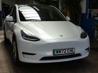 USED 2022 72 TESLA MODEL Y SUV 5dr Electric Auto RWD (346 ps) STUNNING EXAMPLE SUNROOF SAT NAV LEATHER HEATED SEATS PARKING CAMERA CRUISE CONTROL 1 OWNER WARRANTY