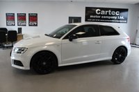 USED 2017 17 AUDI A3 2.0 TDI Black Edition Hatchback 3dr Diesel S Tronic Euro 6 (s/s) (150 ps) ***AUTOMATIC***SAT NAV***S-LINE EMBOSSED SPORTS SEATS***CRUISE CONTROL***REAR PARKING AID***HALF LEATHER***AUDI SMART PHONE***BLUETOOTH***PRIVACY GLASS***7" RETRACTABLE CLOUR SCREEN**AUTO LIGHTS**PADDLE SHIFT**S-LINE STYLING***
