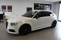 USED 2017 17 AUDI A3 2.0 TDI Black Edition Hatchback 3dr Diesel S Tronic Euro 6 (s/s) (150 ps) ***AUTOMATIC***SAT NAV***S-LINE EMBOSSED SPORTS SEATS***CRUISE CONTROL***REAR PARKING AID***HALF LEATHER***AUDI SMART PHONE***BLUETOOTH***PRIVACY GLASS***7" RETRACTABLE CLOUR SCREEN**AUTO LIGHTS**PADDLE SHIFT**S-LINE STYLING***
