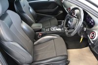 USED 2017 17 AUDI A3 2.0 TDI Black Edition Hatchback 3dr Diesel S Tronic Euro 6 (s/s) (150 ps) ***AUTOMATIC***SAT NAV***S-LINE EMBOSSED SPORTS SEATS***CRUISE CONTROL***REAR PARKING AID***HALF LEATHER***AUDI SMART PHONE***BLUETOOTH***PRIVACY GLASS***7" RETRACTABLE CLOUR SCREEN**AUTO LIGHTS**PADDLE SHIFT**S-LINE STYLING***
