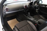 USED 2017 17 AUDI A3 2.0 TDI Black Edition Hatchback 3dr Diesel S Tronic Euro 6 (s/s) (150 ps) ***AUTOMATIC***SAT NAV***S-LINE EMBOSSED SPORTS SEATS***CRUISE CONTROL***REAR PARKING AID***HALF LEATHER***AUDI SMART PHONE***BLUETOOTH***PRIVACY GLASS***7" RETRACTABLE CLOUR SCREEN**AUTO LIGHTS**PADDLE SHIFT**S-LINE STYLING***