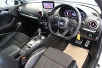 USED 2017 17 AUDI A3 2.0 TDI Black Edition Hatchback 3dr Diesel S Tronic Euro 6 (s/s) (150 ps) ***AUTOMATIC***SAT NAV***S-LINE EMBOSSED SPORTS SEATS***CRUISE CONTROL***REAR PARKING AID***HALF LEATHER***AUDI SMART PHONE***BLUETOOTH***PRIVACY GLASS***7" RETRACTABLE CLOUR SCREEN**AUTO LIGHTS**PADDLE SHIFT**S-LINE STYLING***