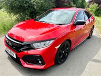 USED 2017 17 HONDA CIVIC 1.0 VTEC Turbo SR Hatchback 5dr Petrol CVT Euro 6 (s/s) (129 ps) 2017 ULEZ COMPLIANT AUTO