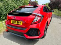 USED 2017 17 HONDA CIVIC 1.0 VTEC Turbo SR Hatchback 5dr Petrol CVT Euro 6 (s/s) (129 ps) 2017 ULEZ COMPLIANT AUTO