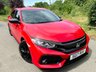 USED 2017 17 HONDA CIVIC 1.0 VTEC Turbo SR Hatchback 5dr Petrol CVT Euro 6 (s/s) (129 ps) 2017 ULEZ COMPLIANT AUTO