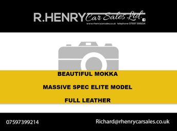 2017 VAUXHALL MOKKA X 1.4i Turbo Elite SUV 5dr Petrol Manual Euro 6 (s/s) (140 ps) &pound;6995.00