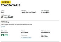 USED 2015 15 TOYOTA YARIS 1.5 VVT-h Icon Hatchback 5dr Petrol Hybrid E-CVT Euro 6 (101 ps) Comprehensive Service History  |  Only 2 Owners From Brand New  |  Set of 2 Keys