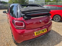 USED 2017 67 DS AUTOMOBILES DS 3 CABRIO 1.6 BlueHDi Elegance Cabriolet 2dr Diesel Manual Euro 6 (s/s) (100 ps) CONVERTIBLE+CLIMATE+DAB+CRUISE+FSH