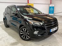 USED 2017 17 FORD KUGA 2.0 TDCi EcoBlue ST-Line SUV 5dr Diesel Manual AWD Euro 6 (s/s) (180 ps) HALF LEATHER SEATS & SAT NAV