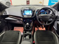 USED 2017 17 FORD KUGA 2.0 TDCi EcoBlue ST-Line SUV 5dr Diesel Manual AWD Euro 6 (s/s) (180 ps) HALF LEATHER SEATS & SAT NAV