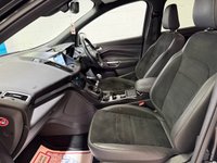 USED 2017 17 FORD KUGA 2.0 TDCi EcoBlue ST-Line SUV 5dr Diesel Manual AWD Euro 6 (s/s) (180 ps) HALF LEATHER SEATS & SAT NAV
