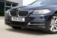 USED 2015 15 BMW 5 SERIES 2.0 518d SE Auto Euro 6 (s/s) 4dr FSH-NAV-PDC-HTD OYSTER LEATHER