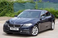 USED 2015 15 BMW 5 SERIES 2.0 518d SE Auto Euro 6 (s/s) 4dr FSH-NAV-PDC-HTD OYSTER LEATHER
