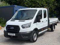 USED 2022 72 FORD TRANSIT 2.0 350 EcoBlue Leader Dropside Double Cab 4dr Diesel Manual RWD L4 Euro 6 (s/s) (170 ps) 