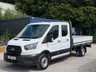 USED 2022 72 FORD TRANSIT 2.0 350 EcoBlue Leader Dropside Double Cab 4dr Diesel Manual RWD L4 Euro 6 (s/s) (170 ps) 