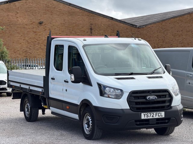 View our Ford Transit 2.0 350 EcoBlue Leader Dropside Double Cab 4dr Diesel Manual RWD L4 Euro 6 (s/s) (170 ps)