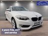 USED 2015 15 BMW 2 SERIES 2.0 218d SE Coupe 2dr Diesel Manual Euro 6 (s/s) (143 ps) Only 2 owners from new. Comprehensive service history - 7 stamps. Spare key & vehicle information pack. 2 YEARS FREE MOT & SERVICE INCLUDED. 3 Months Russell Ham Quality Warranty . All Car's Are HPI Clear . Finance Arranged - - Extended 12 Month's Warranty Available. To view all of our cars visit www.russellham.co.uk